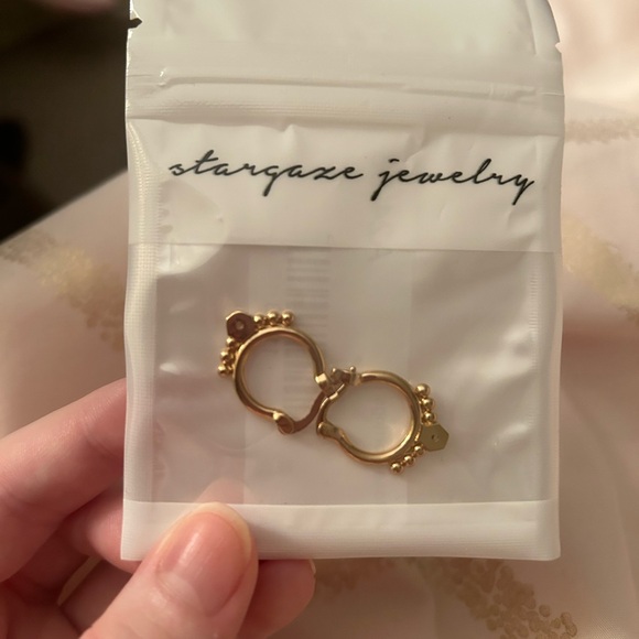 REVOLVE Jewelry - NWT Stargaze Jewelry “Rosa” huggie earrings